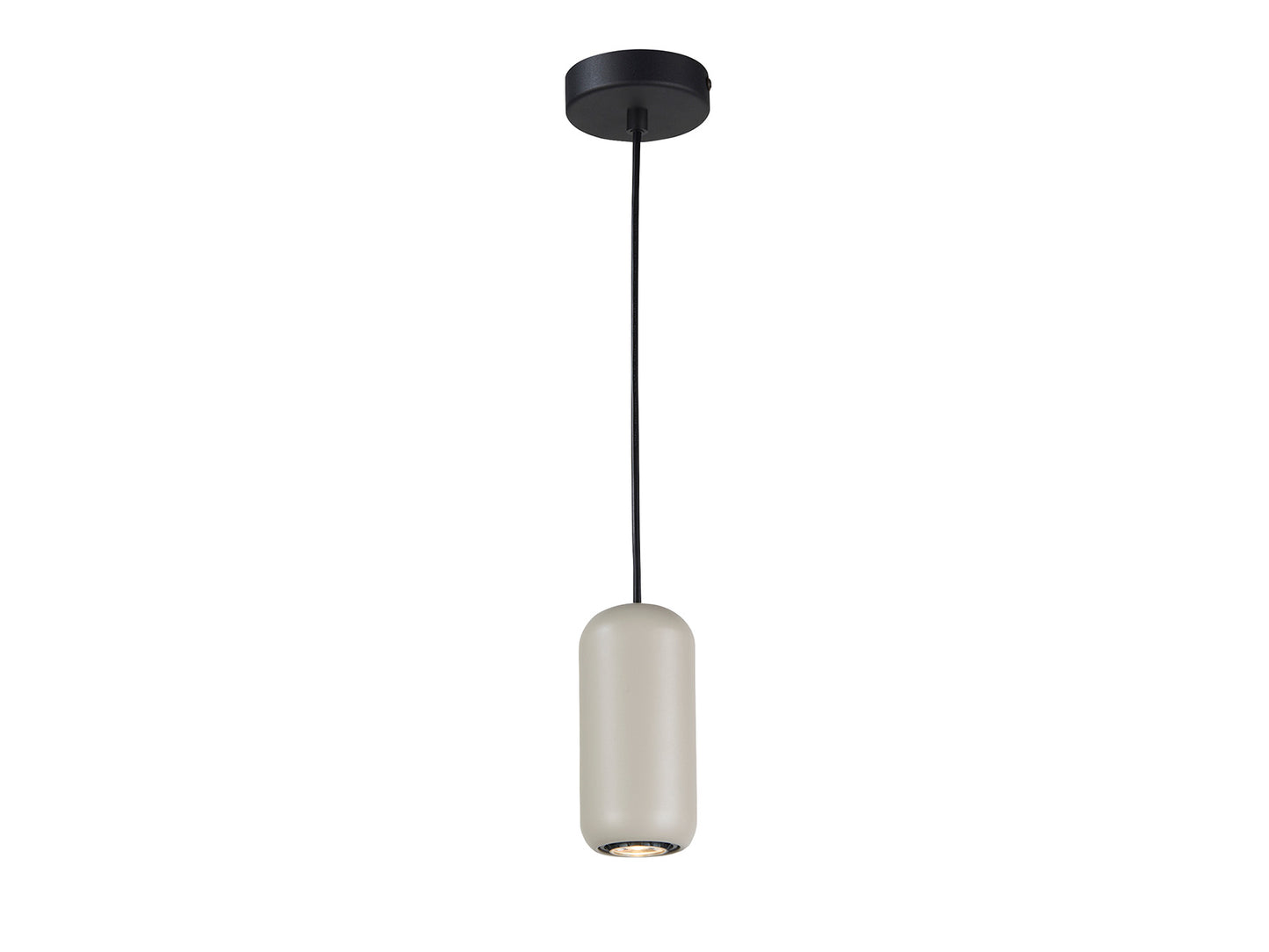 Lámpara colgante Nimes negro-gris de metal para comedor o salón de estilo industrial y minimalista | Schuller 12944