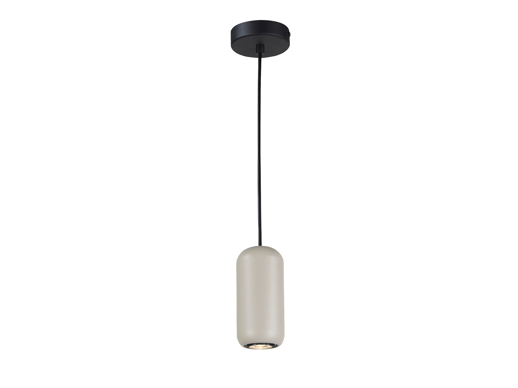 Lámpara colgante Nimes negro-gris de metal para comedor o salón de estilo industrial y minimalista | Schuller 12944