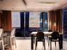 Lámpara de techo Aquaria Oro Mate Schuller 157155, 4 luces LED, colgante moderna con cristal, regulable en altura, ideal para comedor y salón.