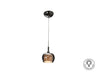 Lámpara colgante Arián de acero con brillo espejado para comedor o salón, diseño moderno con cristal y luz G9, ideal para decoración glam.