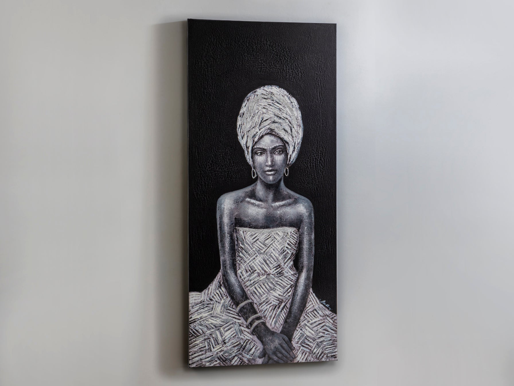 Cuadro acrílico Johari 70x160 de Schuller (207423) - Arte abstracto contemporáneo en lienzo, ideal para decoración moderna del hogar.