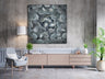 Cuadro decorativo Polaris 120x120 cm multicolor de Schuller, arte de pared en cristal templado para decoración moderna y minimalista.