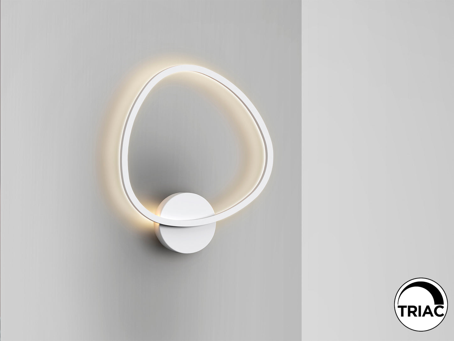 Aplique de pared Opalis blanco mate Schuller LED, diseño minimalista moderno para dormitorio o salón.
