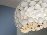 Plafón de techo Narisa con 5 luces en blanco mate, de Schuller, diseño minimalista y moderno para dormitorio o salón.