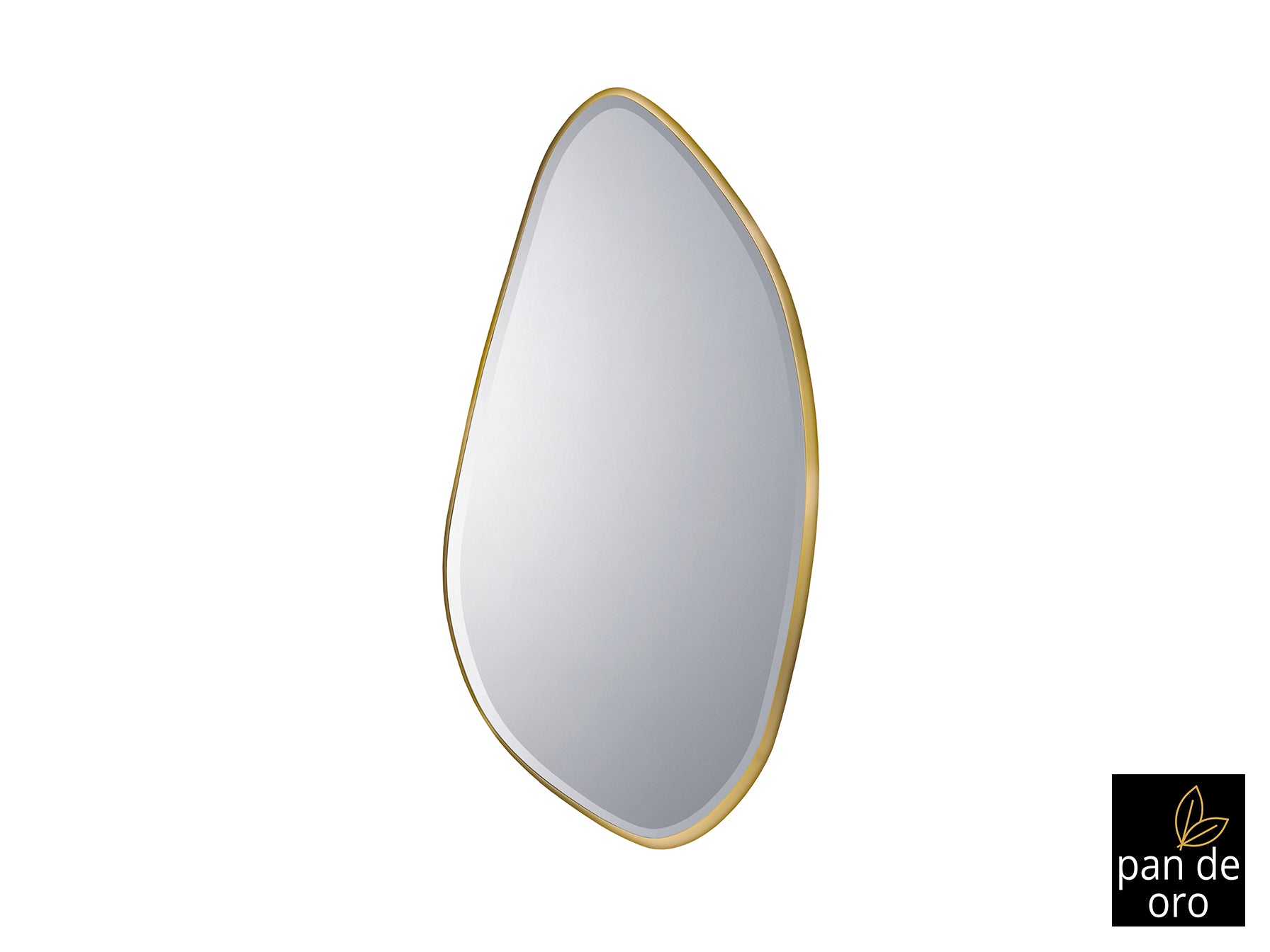 Espejo de pared MIMO oro 80x170cm Schuller, estilo glam para recibidor o salón.