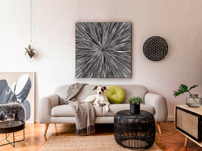 Cuadro decorativo Centrífugo Schuller 100x100 cm - Fotografía artística sobre cristal templado para decoración de pared moderna | Diseño interior y accesorios para el hogar.