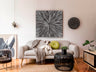 Cuadro decorativo Centrífugo Schuller 100x100 cm - Fotografía artística sobre cristal templado para decoración de pared moderna | Diseño interior y accesorios para el hogar.