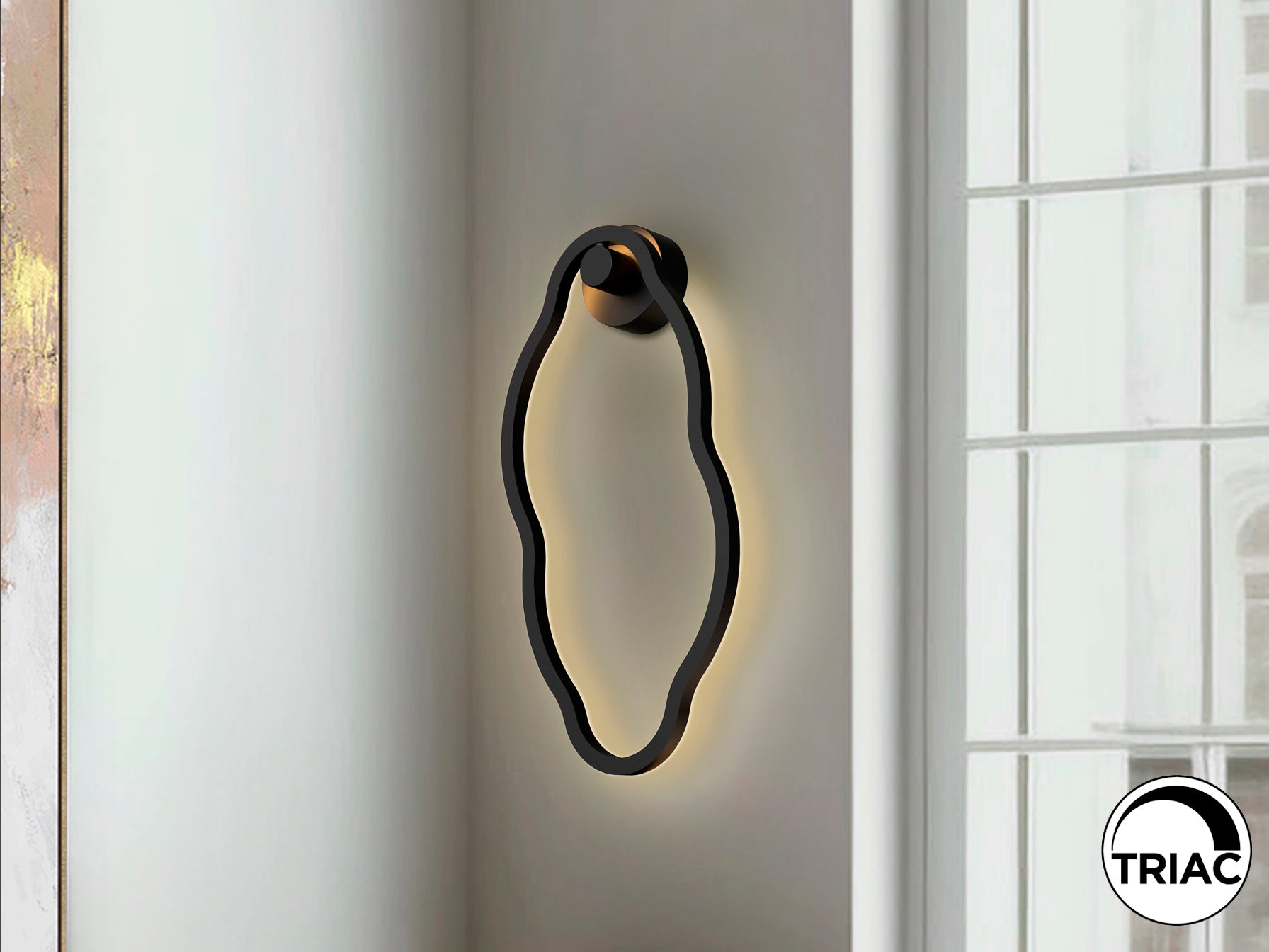 Aplique de pared negro mate de aluminio Schuller Tono 301862, ideal para dormitorio, pasillo o salón. Iluminación LED dimmable y diseño minimalista.