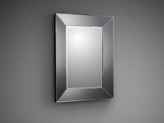 Espejo decorativo Roma 110x81 con marco Smoke de Schuller (302548) ideal para dormitorio, recibidor o salón. Diseño moderno con cristal y detalles Smoke de la colección Roma.