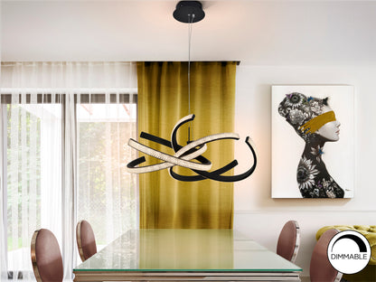 Lámpara de techo Ring II negra de 70Ø para comedor o salón - Estilo industrial, moderno y minimalista con LED de Schuller - 302975