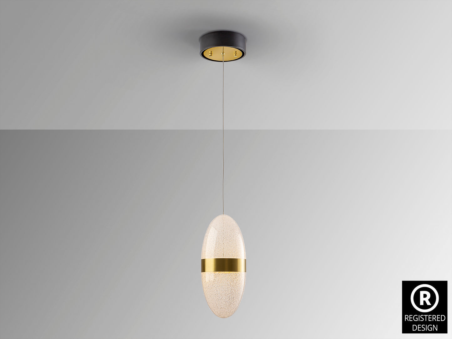 Lámpara de techo Garden negro-bronce de Schuller (305617) con LED dimable, ideal para comedor y salón. Diseño moderno con detalles en bronce.