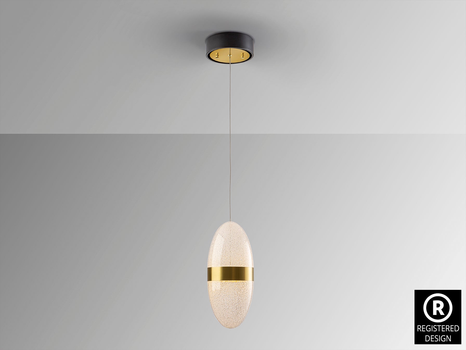 Lámpara de techo Garden negro-bronce de Schuller (305617) con LED dimable, ideal para comedor y salón. Diseño moderno con detalles en bronce.