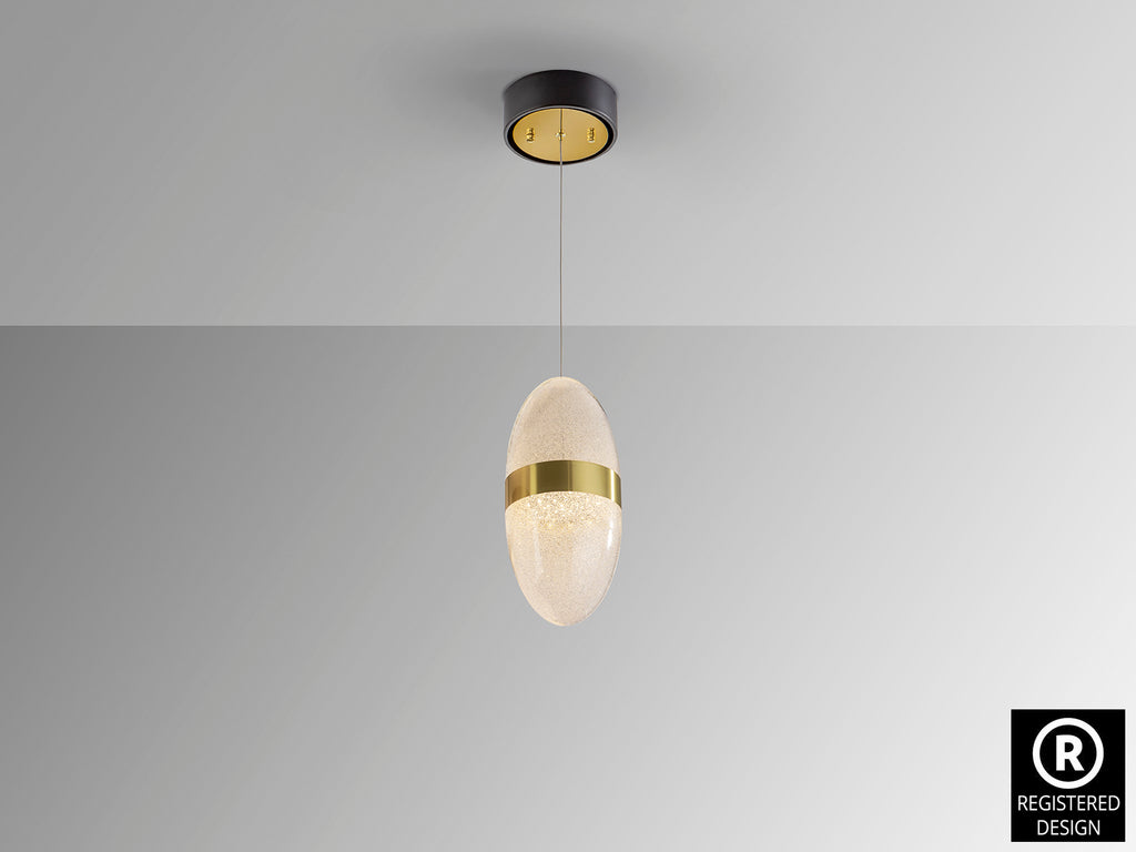 Lámpara de techo Garden negra y bronce de Schuller (305617) para comedor o salón, con tecnología LED dimable y diseño moderno.