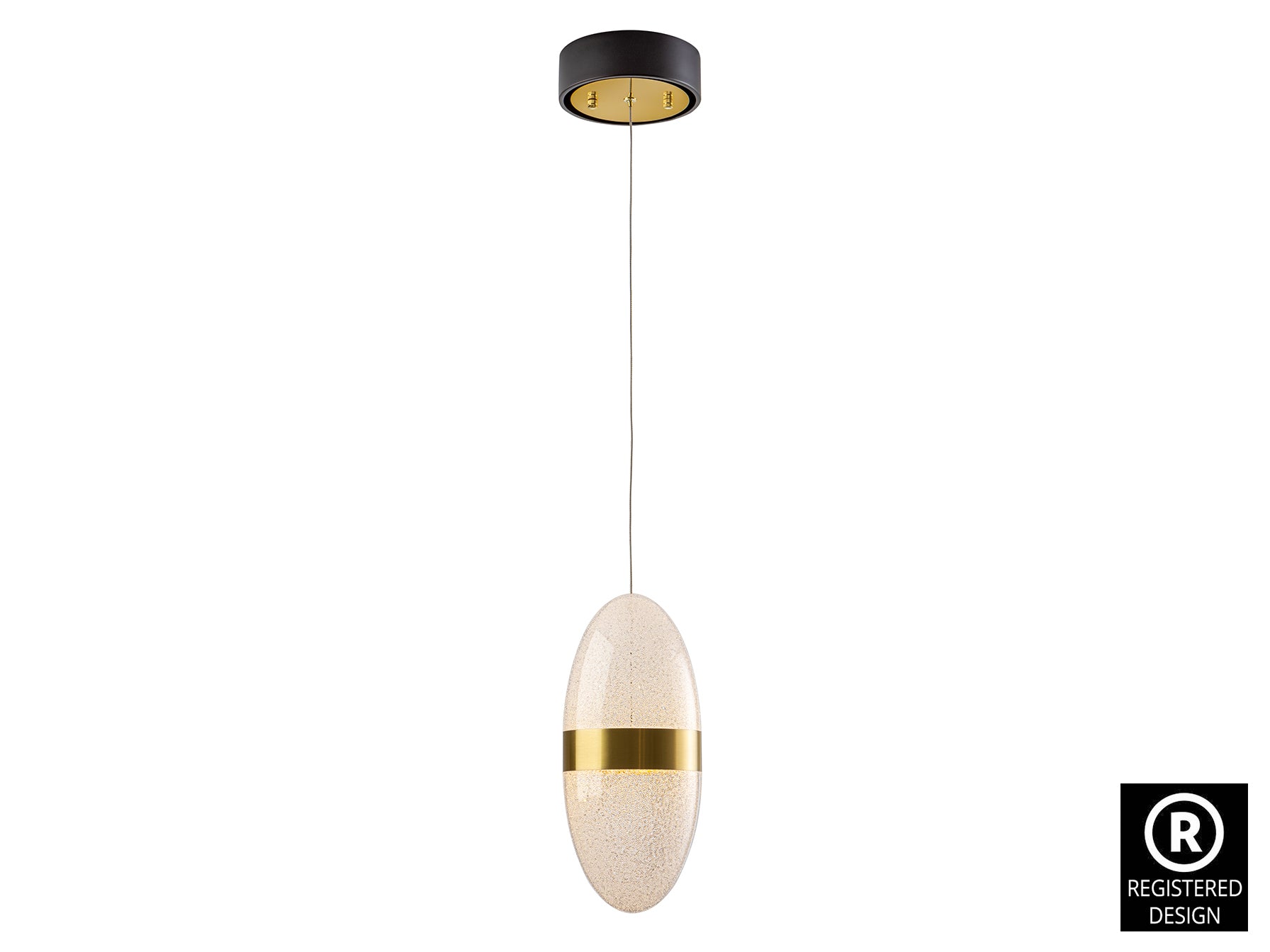 Lámpara de techo Garden negra y bronce de Schuller (305617) para comedor o salón, diseño moderno con LED dimable.