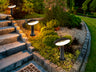 Baliza exterior VILO gris oscuro de aluminio para jardín y caminos. Iluminación LED moderna, IP65 de Schuller.