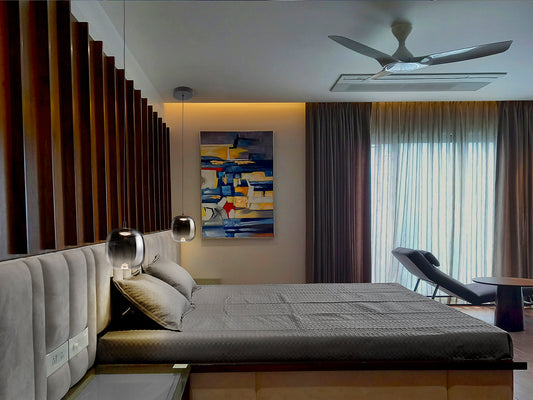 Lámpara colgante ONICE negro-smoke de Schuller (314107) para salón, diseño moderno y minimalista, con cristal, metal y acabado negro.