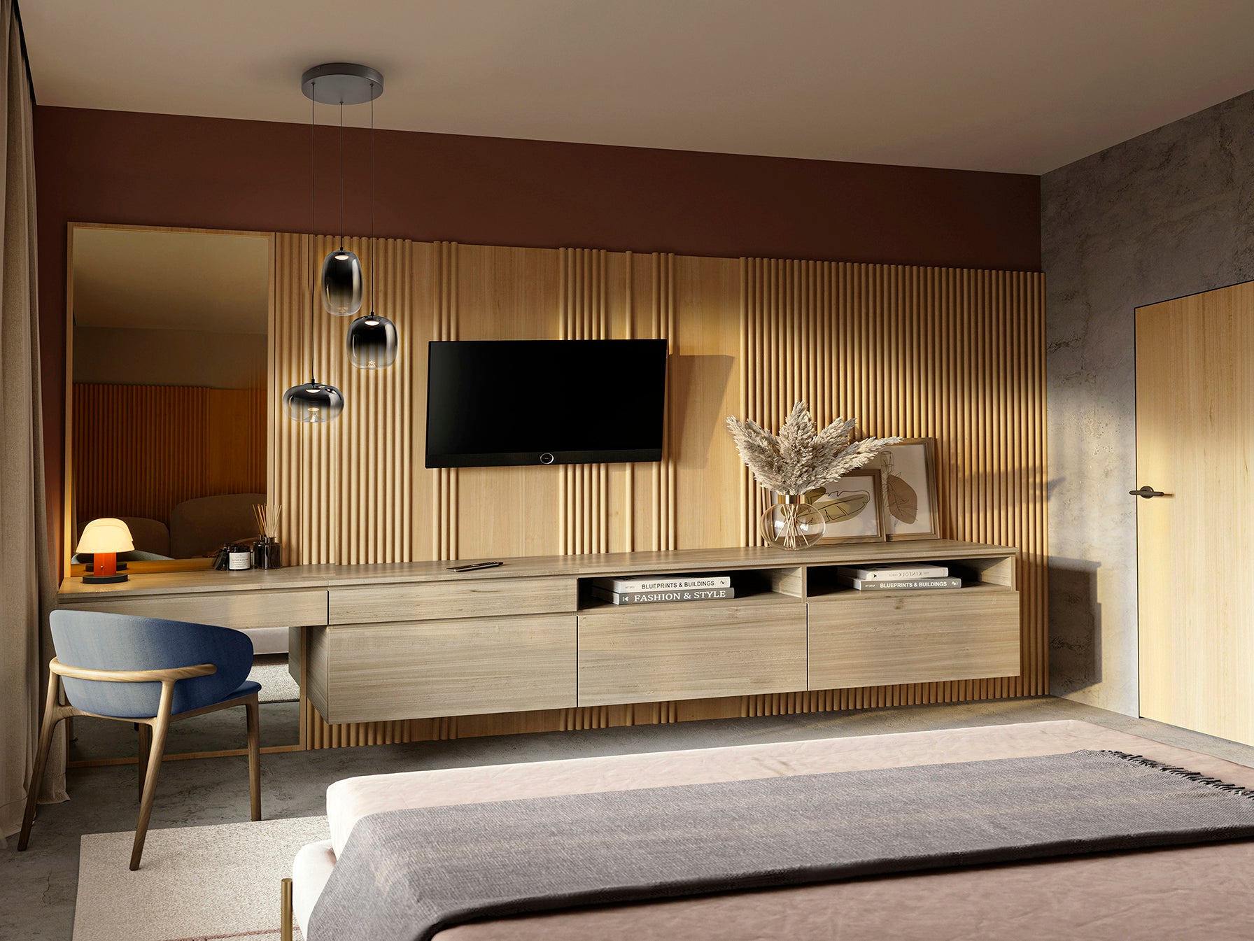 Lámpara de techo ONICE negra mate smoke para comedor o salón moderno de Schuller (314213) con detalles en cristal y metal.