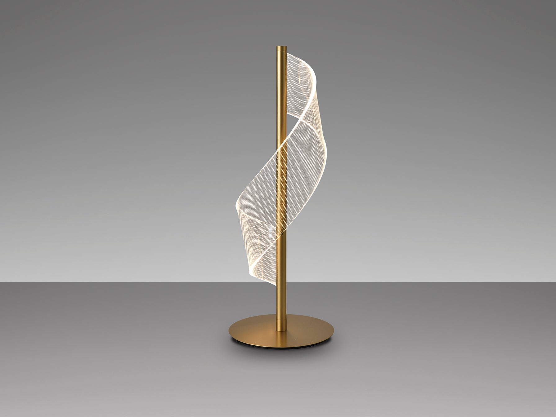 Lámpara de sobremesa Velas oro mate Schuller (351287) para dormitorio o salón, diseño moderno con LED y metal.