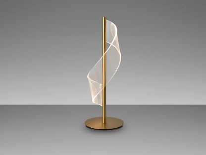 Lámpara de sobremesa Velas oro mate Schuller (351287) para dormitorio o salón, diseño moderno con LED y metal.
