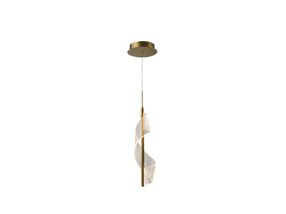 Lámpara colgante Velas 1 luz oro mate Schuller (351362) - Diseño moderno, LED integrado, ideal para comedor y salón, fabricada en metal y aluminio.