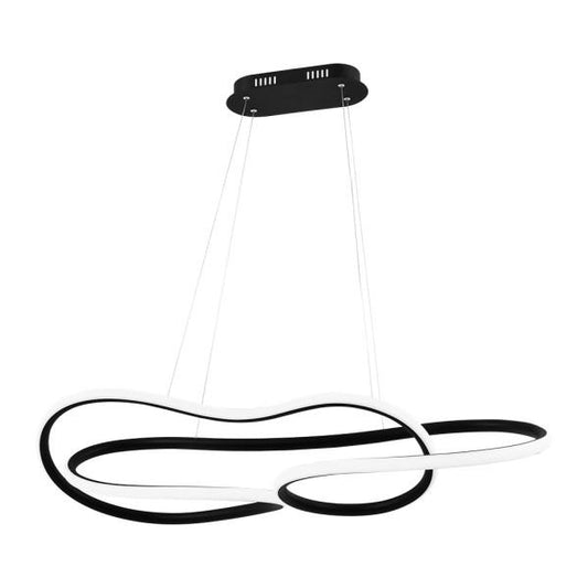 Colgante Bagdag Negro 60W LED 4000K de Fabrilamp para iluminación interior moderna.