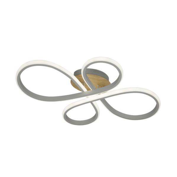 Plafón LED Bandeira 88W Blanco Haya Fabrilamp para iluminación interior moderna.