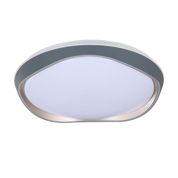 Plafón LED Kamuk Gris 144W regulable de Fabrilamp para iluminación interior moderna.