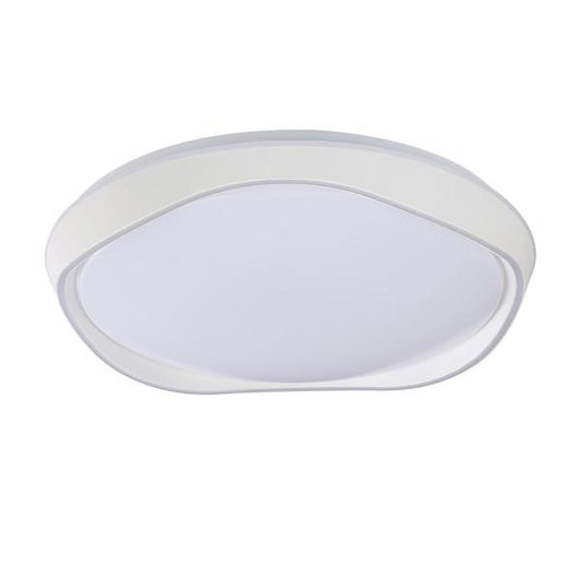Plafón LED KAMUK 72W blanco regulable, diseño moderno de Fabrilamp para iluminación interior.