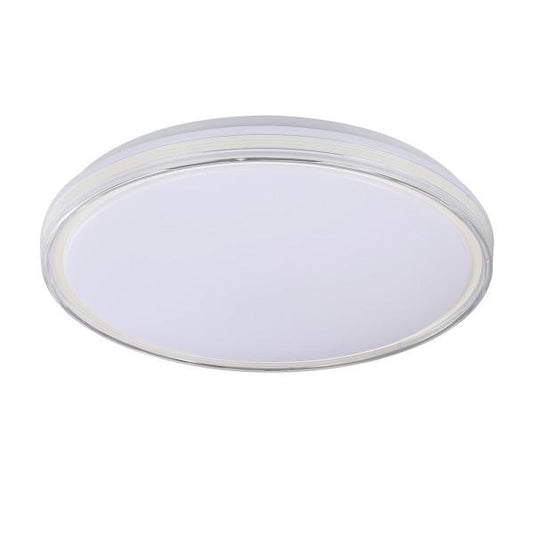 Plafón LED Nevado 72W blanco Fabrilamp para iluminación interior moderna y regulable.