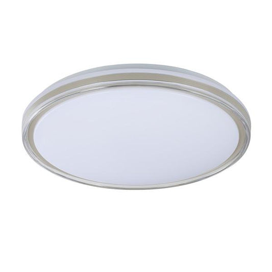 Plafón LED Nevado 72W Blanco Champán Fabrilamp, iluminación interior moderna y regulable