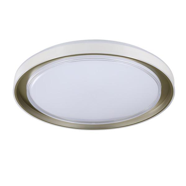 Plafón LED Tengri 144W Blanco Plata Fabrilamp - Iluminación moderna para interiores y domótica.