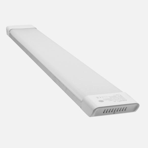 Regleta LED Horizonte 94W 120cm Blanco Fabrilamp, iluminación técnica interior 6500K para hogar.