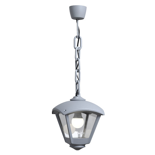 Colgante ROBY Exterior FUMAGALLI T20.125.000.LXE27 estanco de resina gris