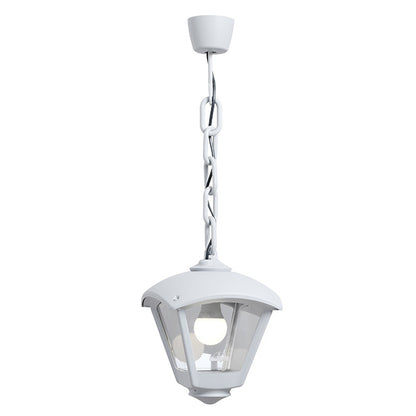 Colgante Exterior ROBY FUMAGALLI Estanco IP55 Resina Blanca T20.125.000.WXE27