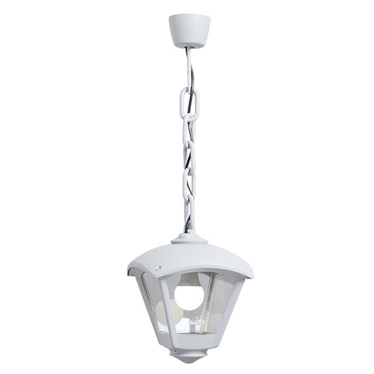 Colgante exterior DARIO FUMAGALLI T24.125.000.WXE27 estanco de resina blanca