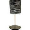 Sobremesa Diseño SILVANA LUMIT, lámpara de mesa en negro y blanco, referencia TB8230-1M PR