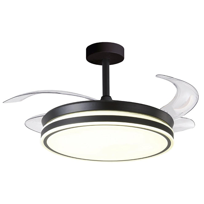 Ventilador de techo RODAS MINI BELAIR V1009-40 BK con aspas retráctiles