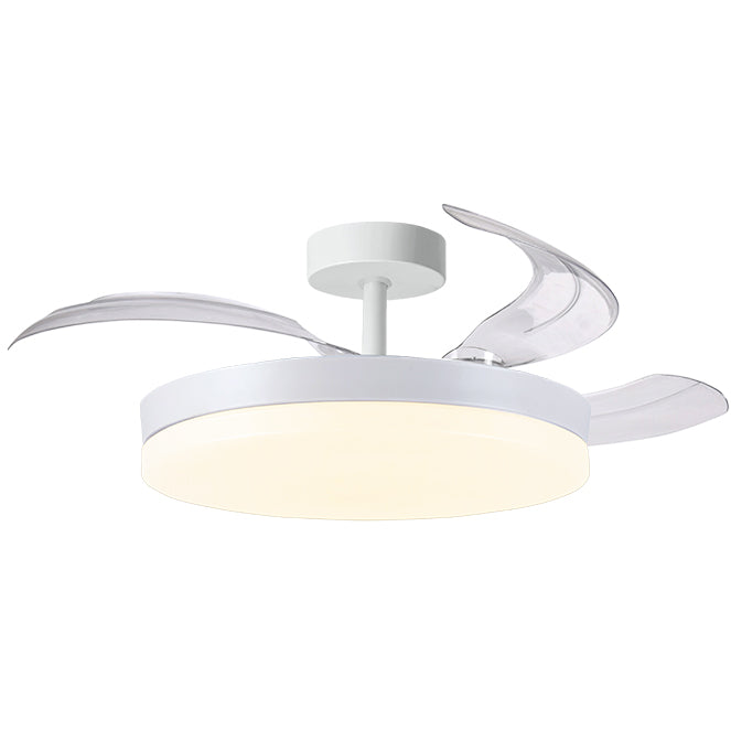 Ventilador de techo con luz LED y 6480 lúmenes ideal para salón.