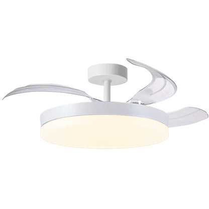 Ventilador de techo con luz LED y 6480 lúmenes ideal para salón.