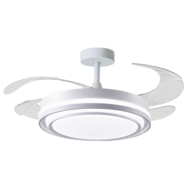 Ventilador de techo LED BELAIR BYBLOS V1013 WH silencioso y retráctil