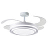 Ventilador de techo LED BELAIR BYBLOS V1013 WH silencioso y retráctil