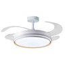 KIOTO Ventilador de Techo con Luz y Aspas Retráctiles BELAIR