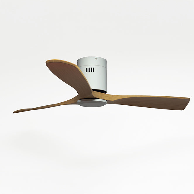 Ventilador de Techo Céfiro Off 130 cm 3 Aspas Blanco y Haya Belair - imagen 2 | Interlusa · Ref. V1020 WH/WO