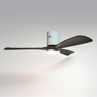 Ventilador de Techo con Luz Céfiro On 130 cm Blanco y Roble Belair Interlusa - imagen 3 | Interlusa