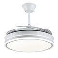 Ventilador de techo Stella-XL de PB Lighting (Ø122cm) Blanco, con luz LED dimable CCT, app LampSmart Pro y mando - Ref PB70611.

