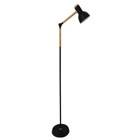 Lámpara de Pie Teacher 150 cm Negro con Base de Madera Belair Interlusa - vista principal | Interlusa