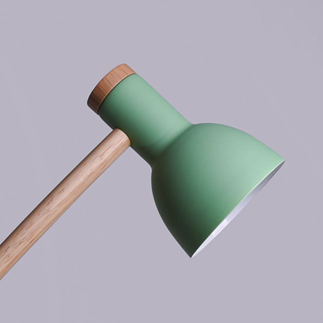 Flexo TEACHER fabricado en Metal y Madera color Verde