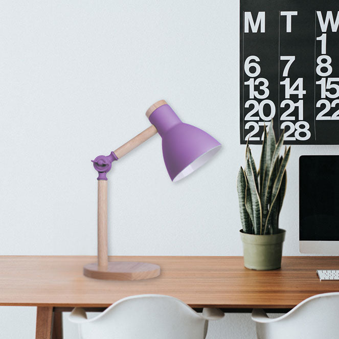 Lámpara de escritorio con casquillo E27 para iluminación personalizable