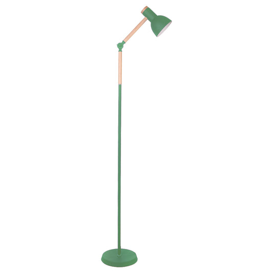 Lámpara de Pie Teacher 150 cm Verde Mate con Madera Belair Interlusa - vista principal | Interlusa