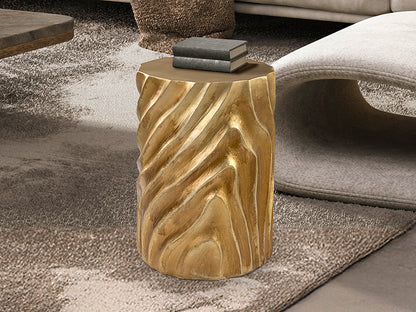 Mesa Auxiliar Dorada Torsa - Oro Patinado - Schuller - 409346 - Vista 1